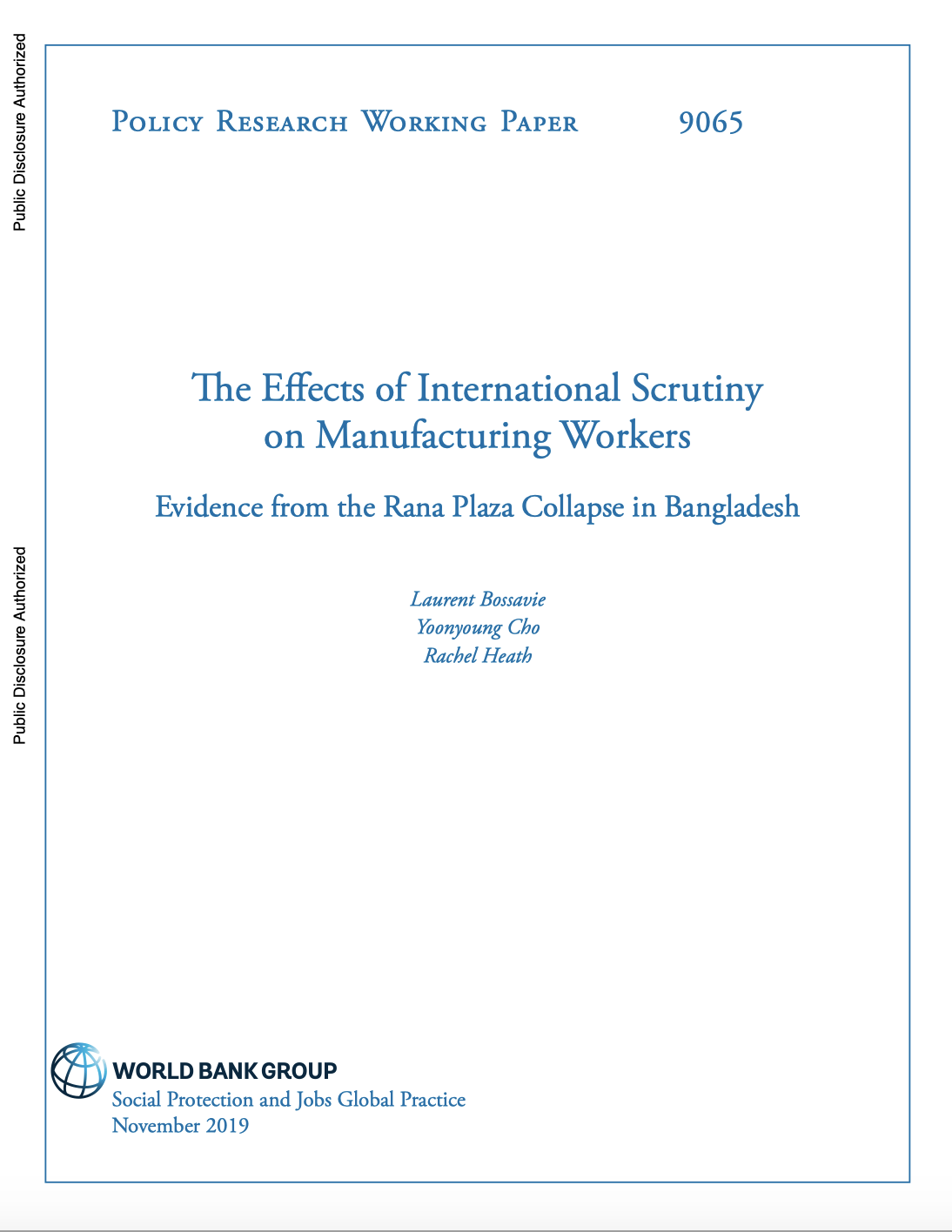 The Effects Of International Scrutiny On Manufacturing Workers